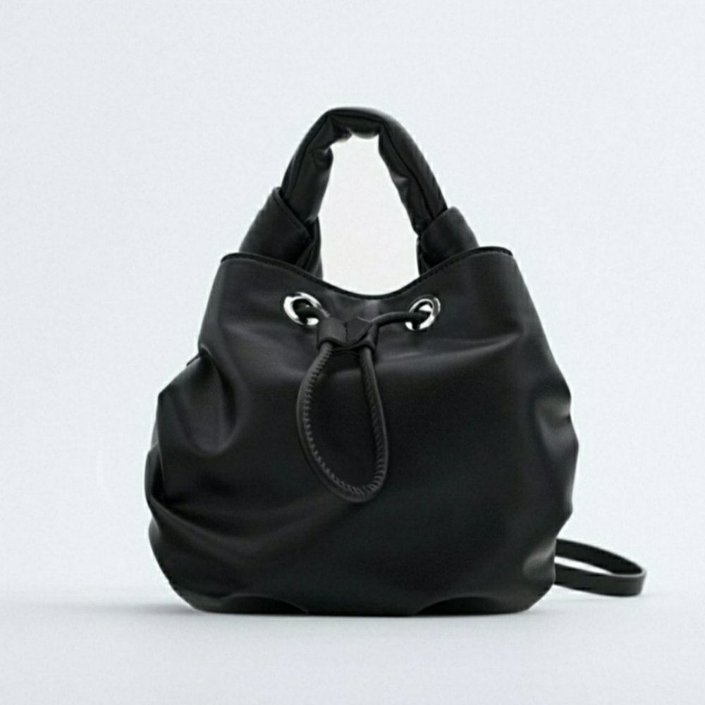ZARA Black mini bag purse